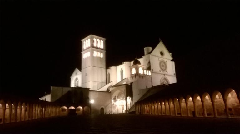 Polecam pieszą-nocną trase Assisi
